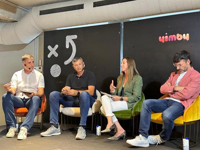 La vicealcaldesa de Gijón/Xixón y concejala de Economía, Empleo, Turismo e Innovación, Ángela Pumariega, durante la Jornada Tech Urban Summit celebrada en Bilbao