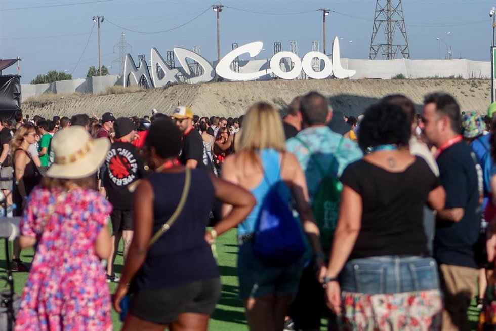 Archivo - Ambiente durante la tercera jornada del festival Mad Cool 2023.