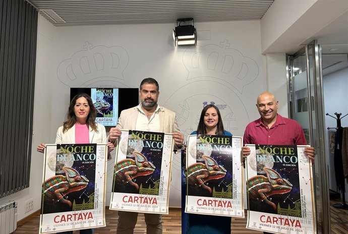 Presentación en la Diputación de la IX Noche en Blanco de Cartaya.