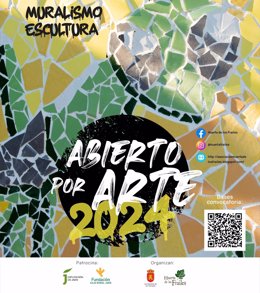 Archivo - Cartel de Abierto por Arte 2024.