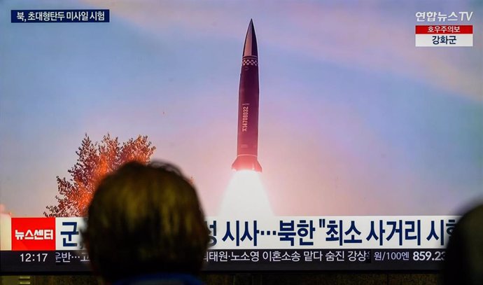 Lanzamiento de un misil balístico por parte de Corea del Norte