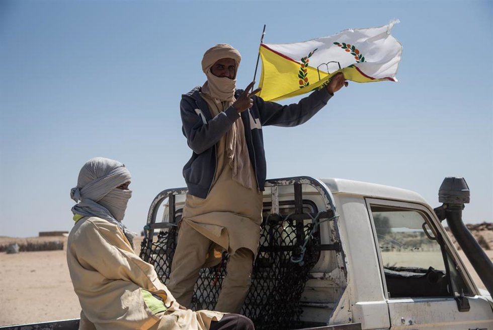 Archivo - Miembro del grupo armado Movimiento por la Salvación del Azawad (MSA)