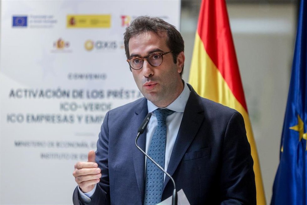 El ministro de Economía, Comercio y Empresa, Carlos Cuerpo, en una imagen de la semana pasada.