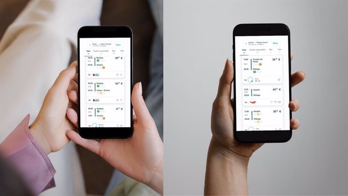 Plataforma de BlaBlaCar para reservar billetes de tren
