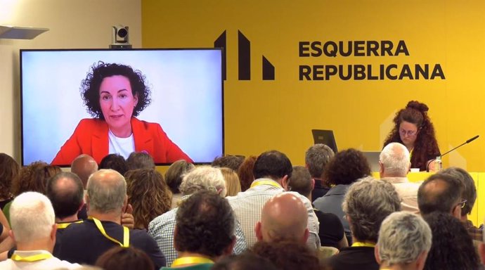 La secretaria general de ERC con funciones de presidenta, Marta Rovira, en una foto de archivo