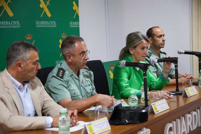 La delegada del Gobierno, Milagros Tolón, desde Albacete.