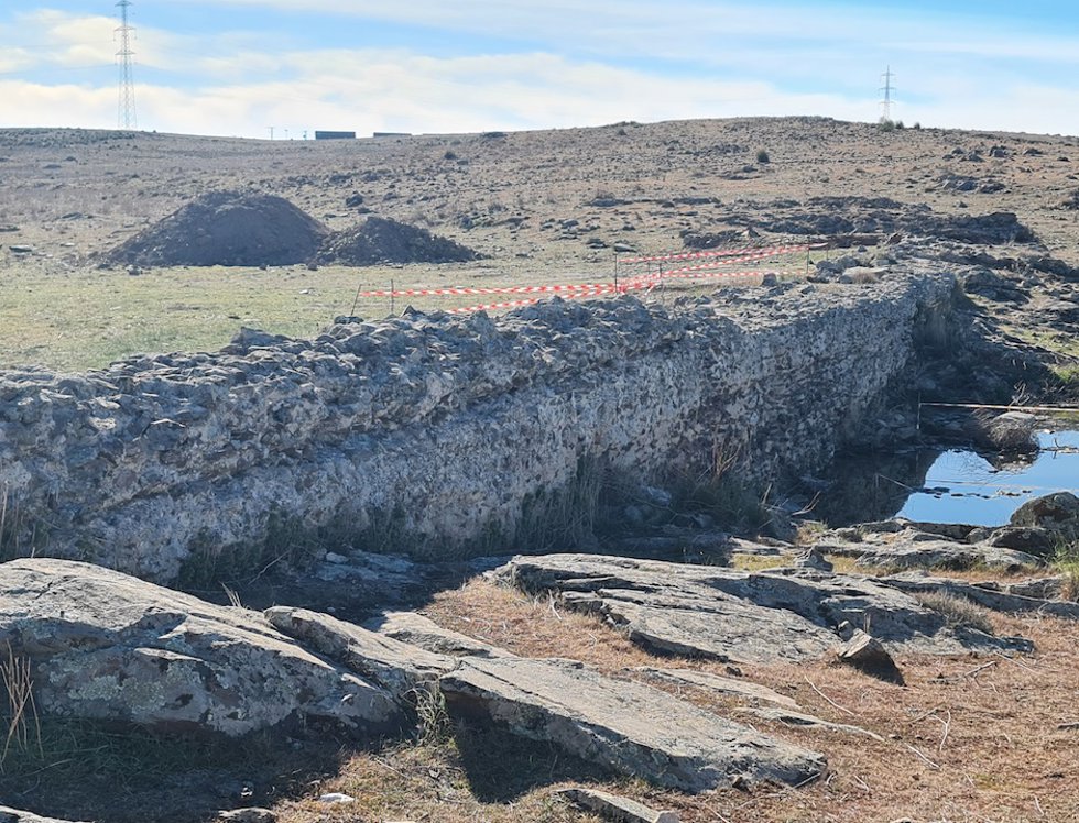Presa de Moracantá, en el término municipal de Villaminaya (Toledo).