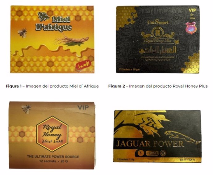 Sanidad retira los productos Miel d'Afrique, Royal Honey VIP, Jaguar Power y Royal Honey Plus por contener sildenafilo