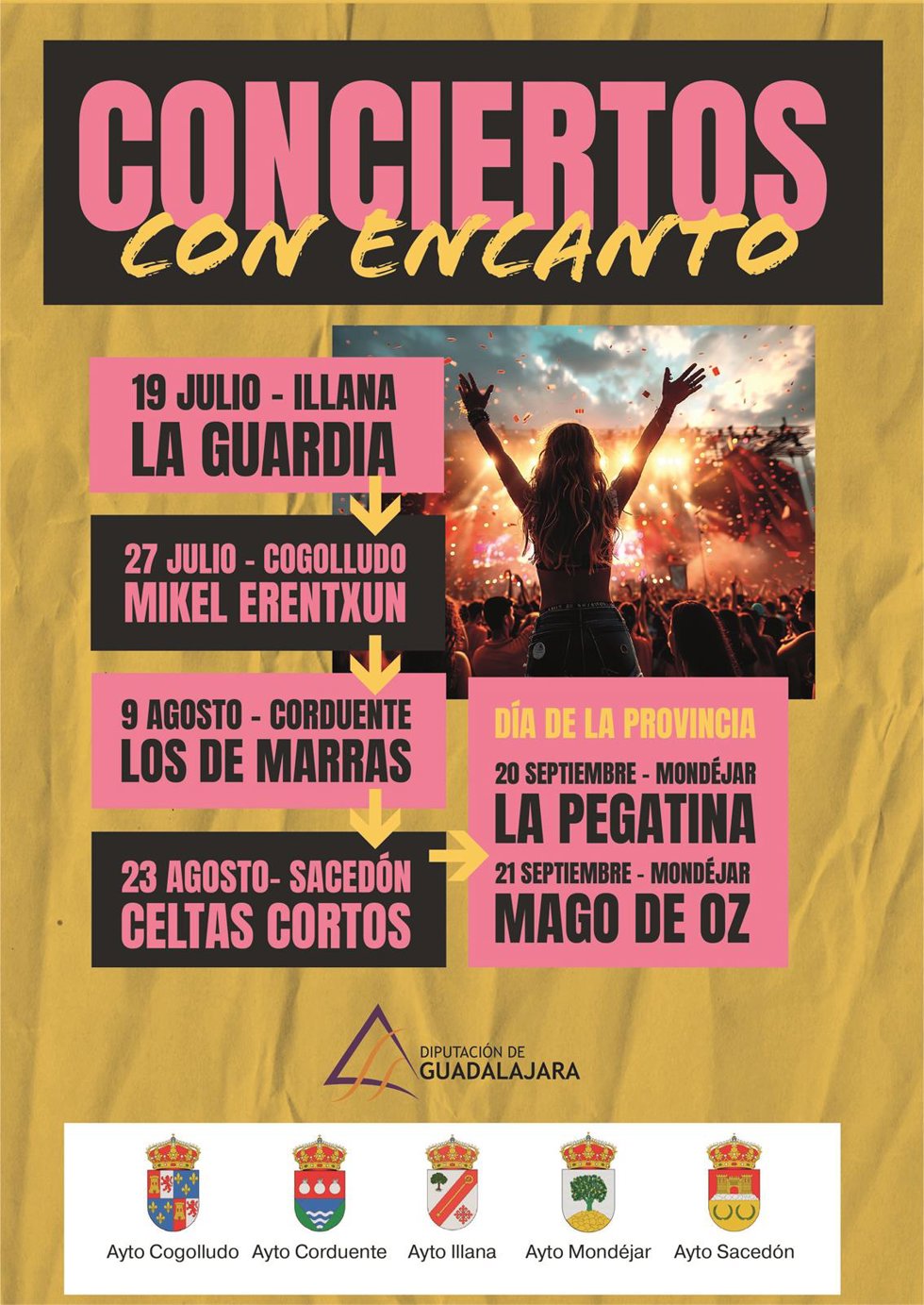 Cartel del ciclo 'Conciertos con Encanto'.