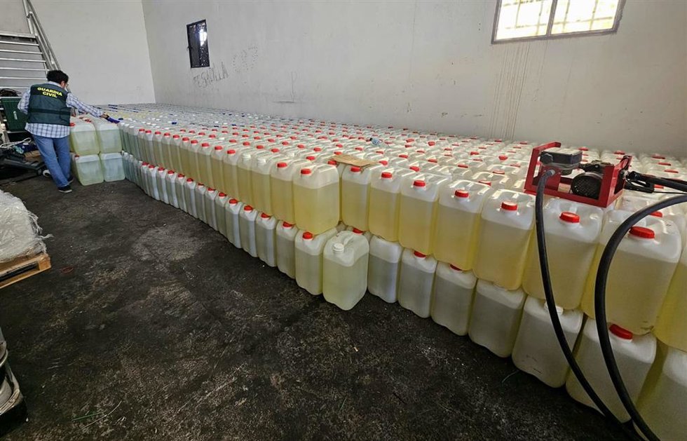 Combustible intervenido.