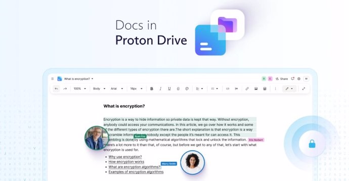 Proton lanza Docs en Proton Drive.