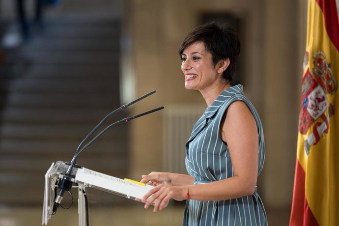 La ministra de Vivienda y Agenda Urbana, Isabel Rodríguez. 