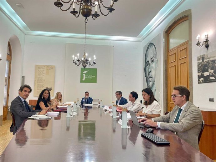 Reunión en Jaén del pleno de la Cámara de Cuentas de Andalucía.