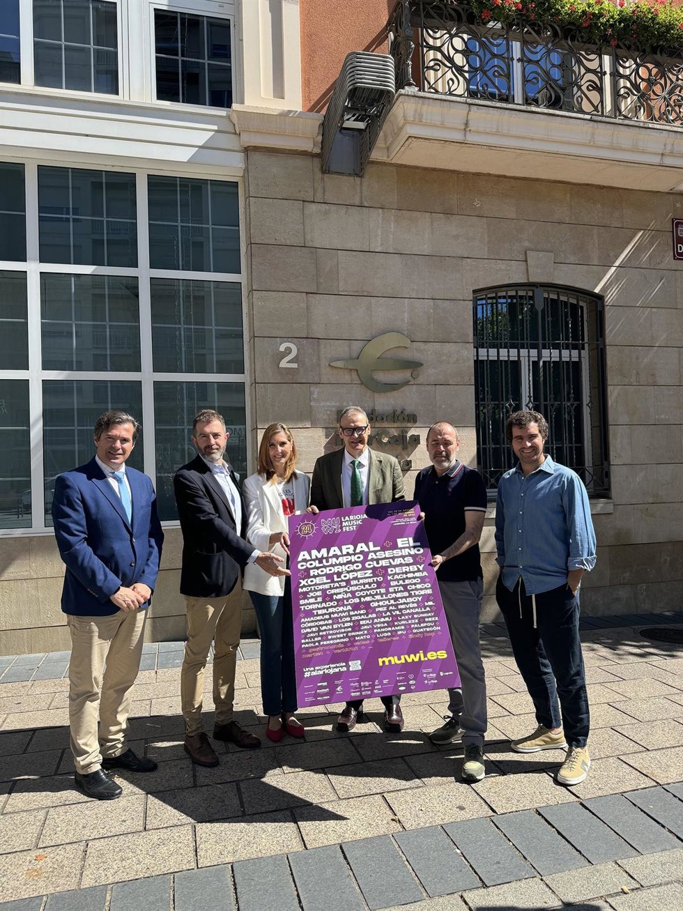 Ibercaja renueva su convenio con 'Muwi La Rioja Music Fest' como patrocinador principal del evento