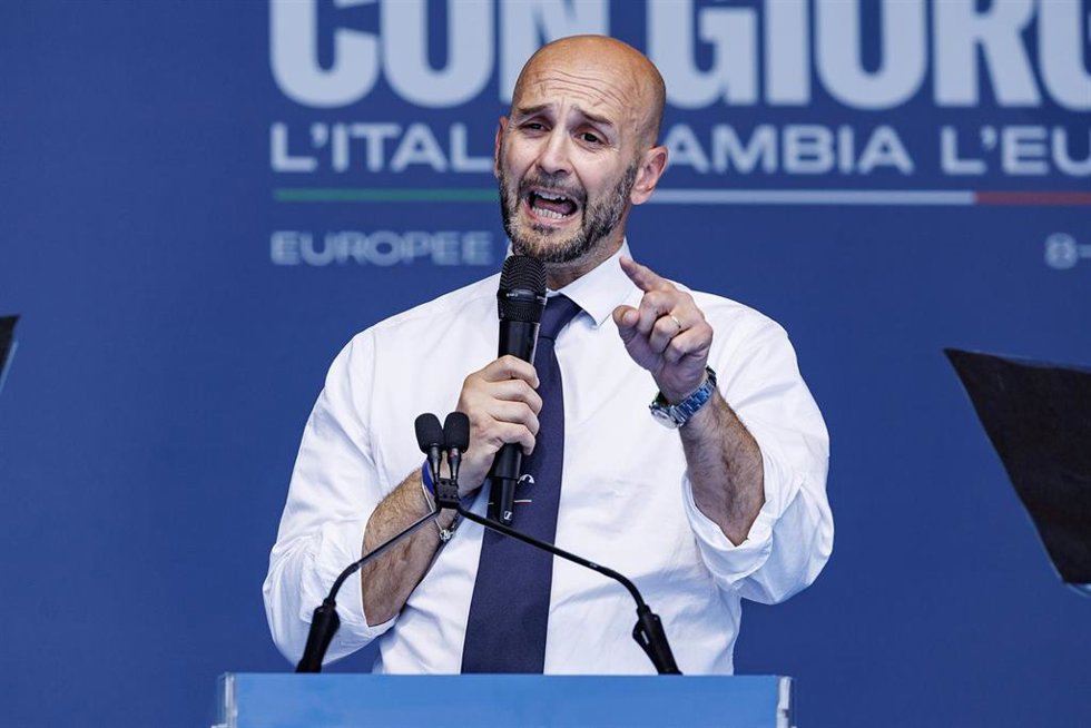 Archivo - Nicola Procaccini, copresidente del grupo Conservadores y Reformistas (ERC) del Parlamento Europeo.
