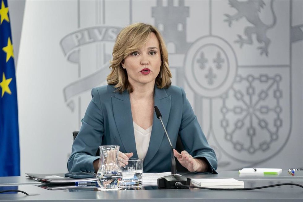 La ministra de Educación, Formación Profesional y Deportes, Pilar Alegría