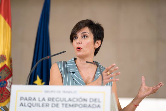 La ministra de Vivienda y Agenda Urbana, Isabel Rodríguez