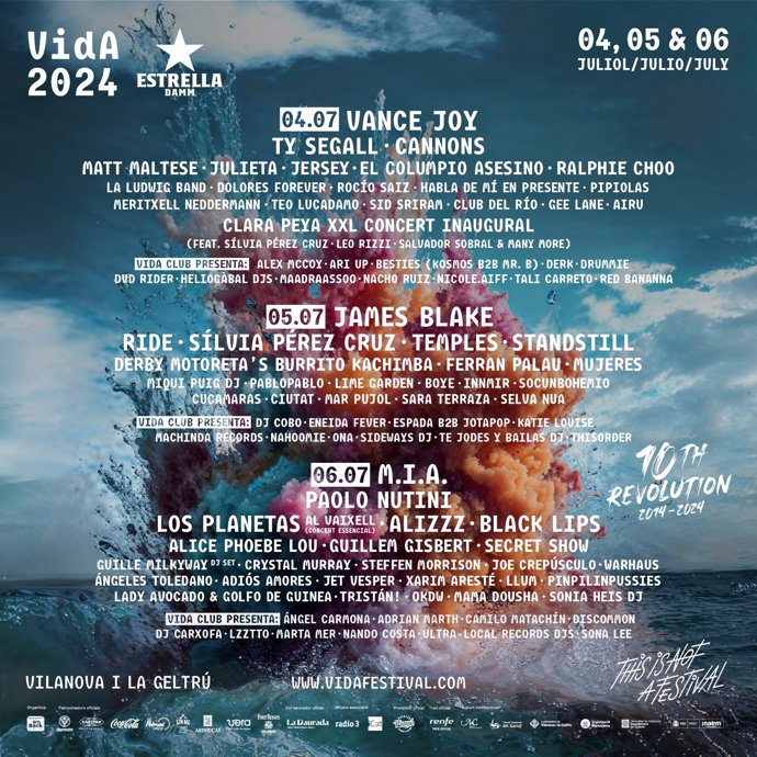 Cartell del Vida Festival 2024