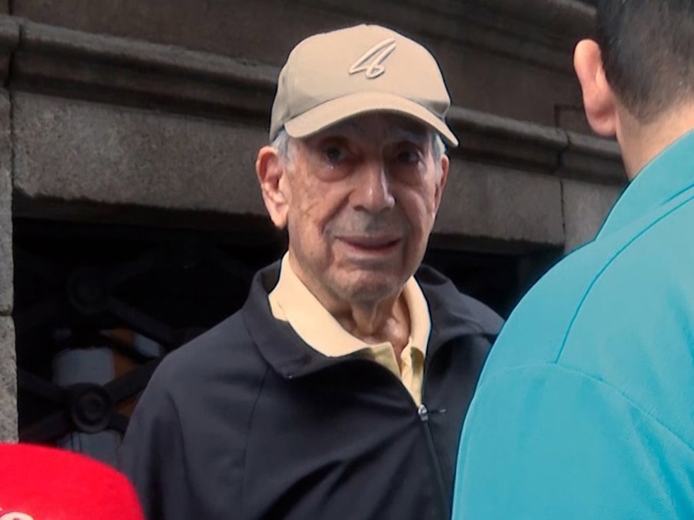 Mario Vargas Llosa está disfrutando de unos días en Madrid