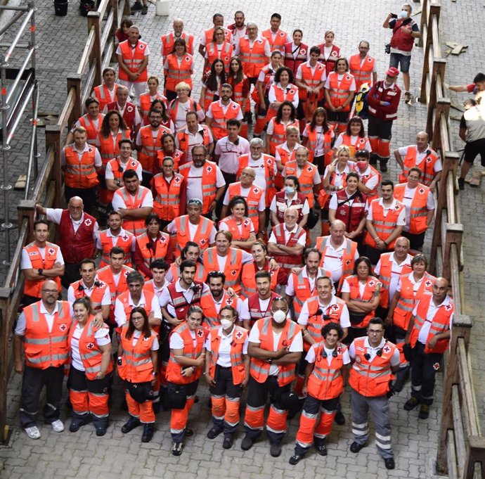 Cruz Roja movilizará a 385 voluntarios en el dispositivo de los Sanfermines.