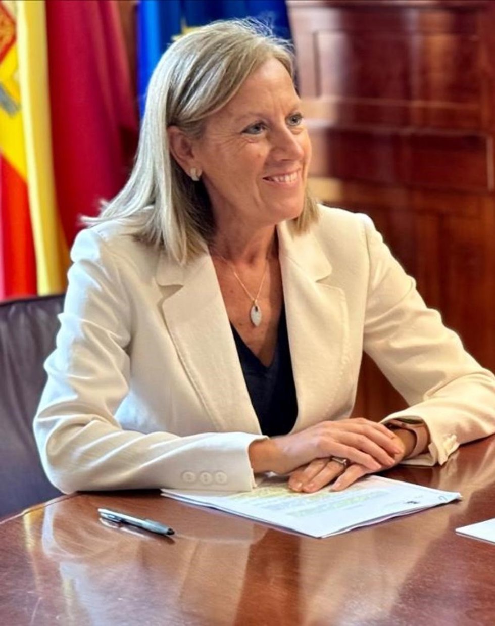 La diputada regional del PP, portavoz de Sanidad, Pilar Fernández Pardo.