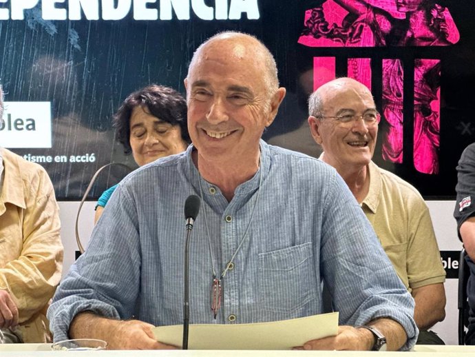 El presidente de la ANC, Lluís Llach