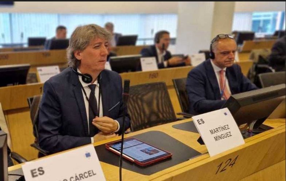 Intervención del alcalde de Soria en Bruselas