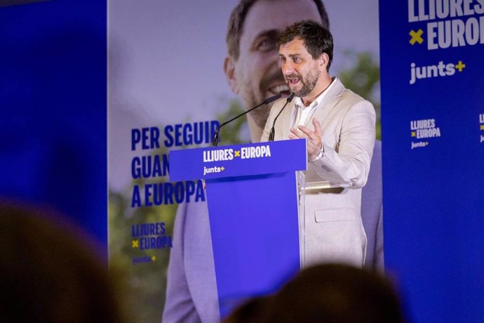 El vicepresidente del Consell de la República y eurodiputado electo de Junts, Toni Comín, en una foto de archivo