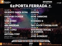 Cartel promocional del Festival Porta Ferrada.