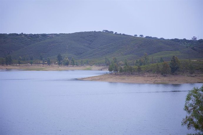 Archivo - Detalle del embalse de Aznalcazar, image de archivo. 