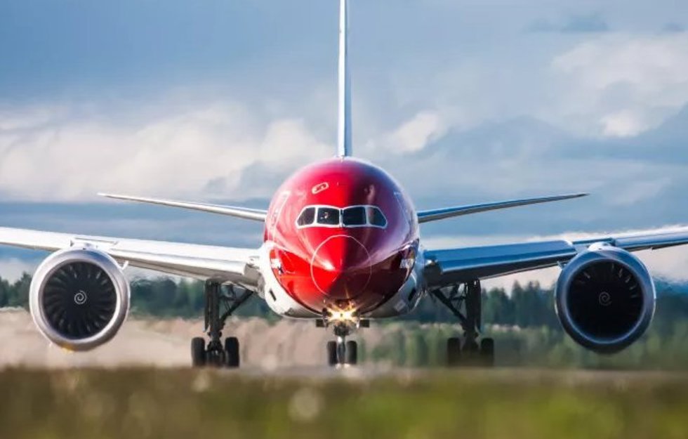 Archivo - Avión de Norwegian.