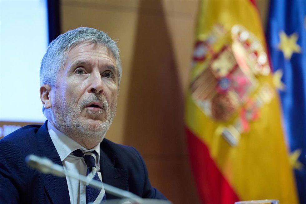 El ministro del Interior, Fernando Grande-Marlaska, 
