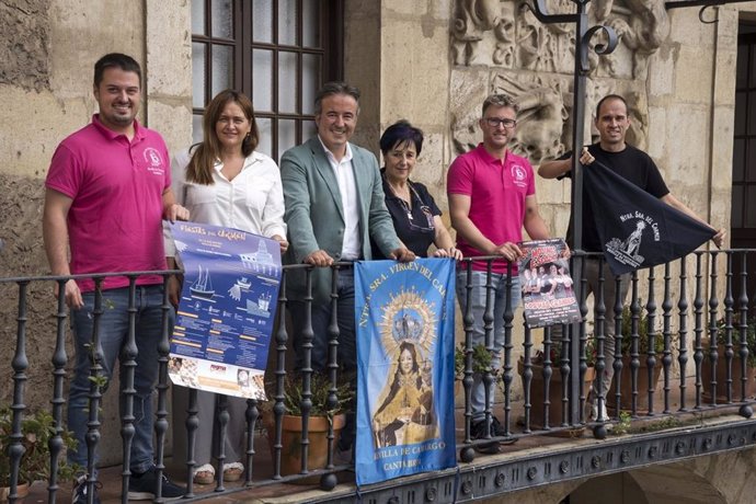 Presentación de las fiestas de El Carmen de Camargo