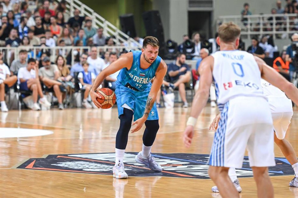 Archivo - LUKA DONCIC of Slovenia during the International Friendly basketball match between Greece and Slovenia on August 4, 2023 at OAKA Stadium in Athens, Greece - Photo Stefanos Kyriazis / LiveMedia / DPPI