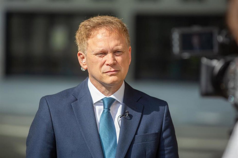Archivo - El ministro de Defensa Grant Shapps