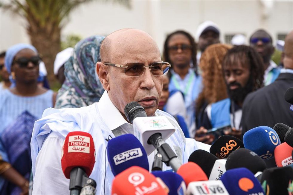 El presidente de Mauritania, Mohamed Uld Ghazuani