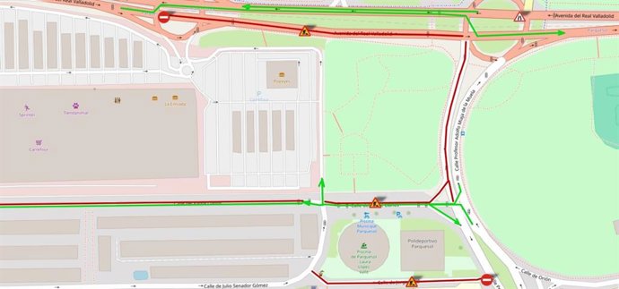 Intervención prevista en Adolfo Miaja de la Muela