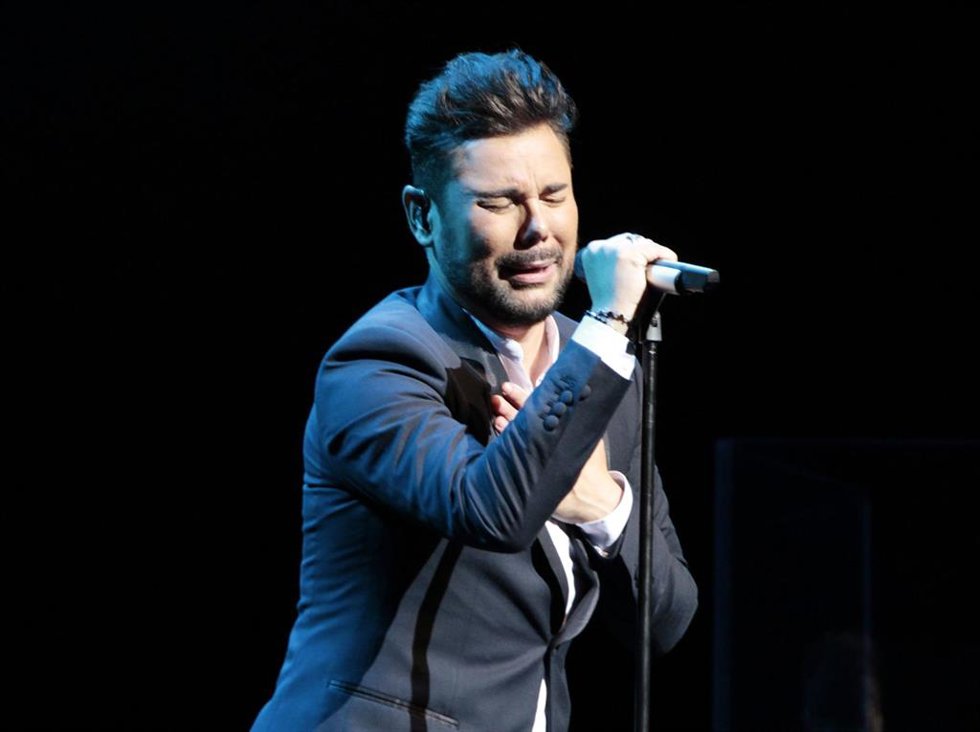 Archivo - Miguel Poveda en concierto.
