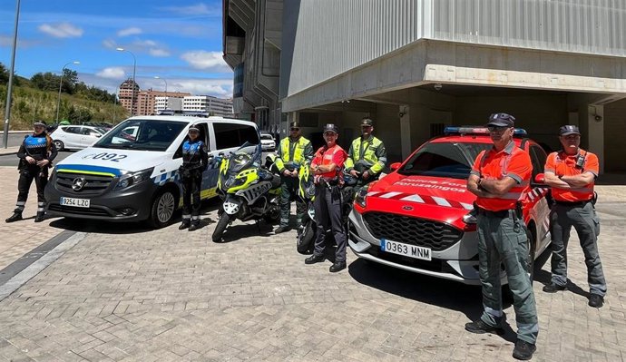 Patrullas de seguridad vial que participarán en el dispositivo