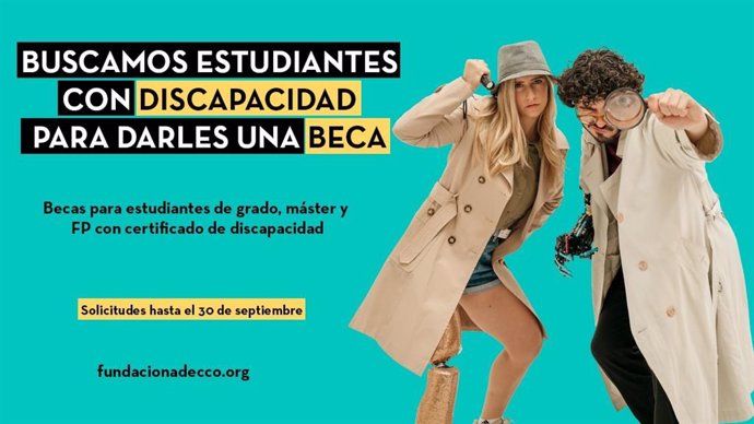 'Buscamos Estudiantes Con Discapacidad Para Darles Una Beca', Lema De La Nueva Convocatoria De Becas De Fundación Adecco