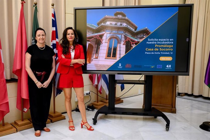 Presentación de la incubadora Promálaga Casa de Socorro del Ayuntamiento de Málaga.