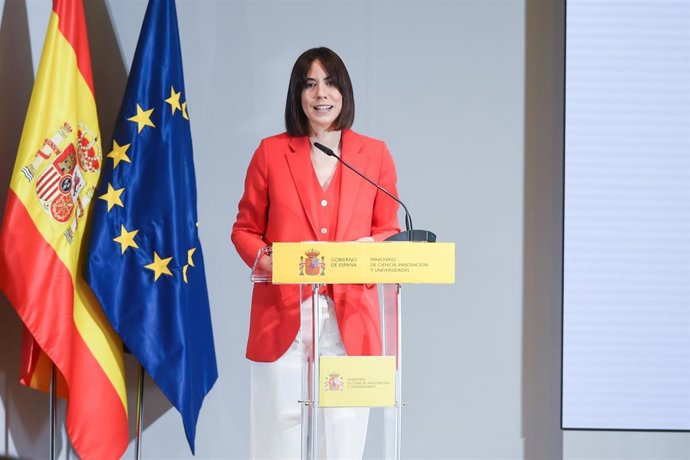 Archivo - La ministra de Ciencia, Innovación y Universidades, Diana Morant, 