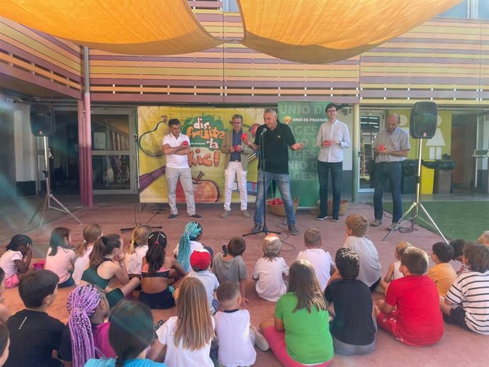 Una de las catas de fruta dulce para niños.