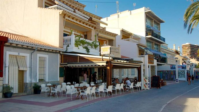 Terrassa d'hostaleria al Campello 