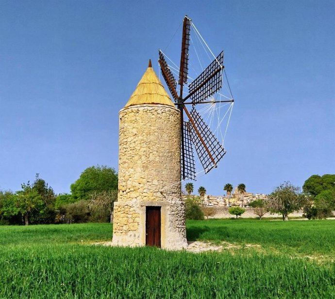 El molino de Ballester de Montuïri, en Mallorca.