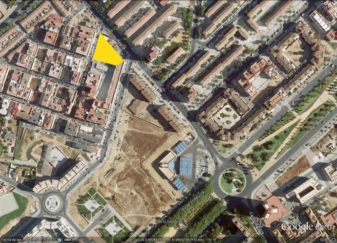 Parcela de 1.327 metros cuadrados en la zona de San Antonio de Huelva.