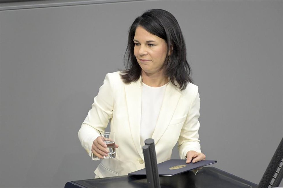 July 4, 2024, Berlin, Berlin, Deutschland: Annalena Baerbock in der 181. Sitzung des Deutschen Bundestages im Reichstagsgebude. Berlin, 04.07.2024
