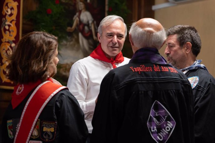 El presidente del Gobierno de Aragón, Jorge Azcón, en Teruel.