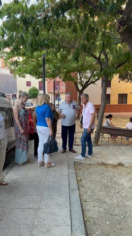 Visita al barrio de San Roque