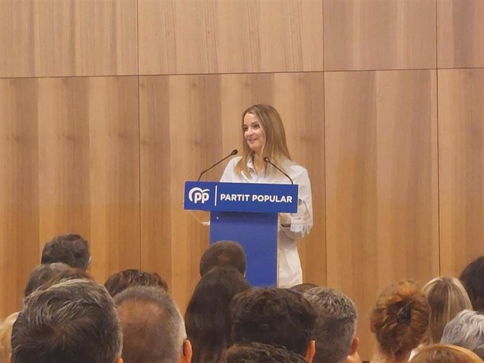 La presidenta del PP de Baleares, Marga Prohens, hace balance de su primer año de Govern